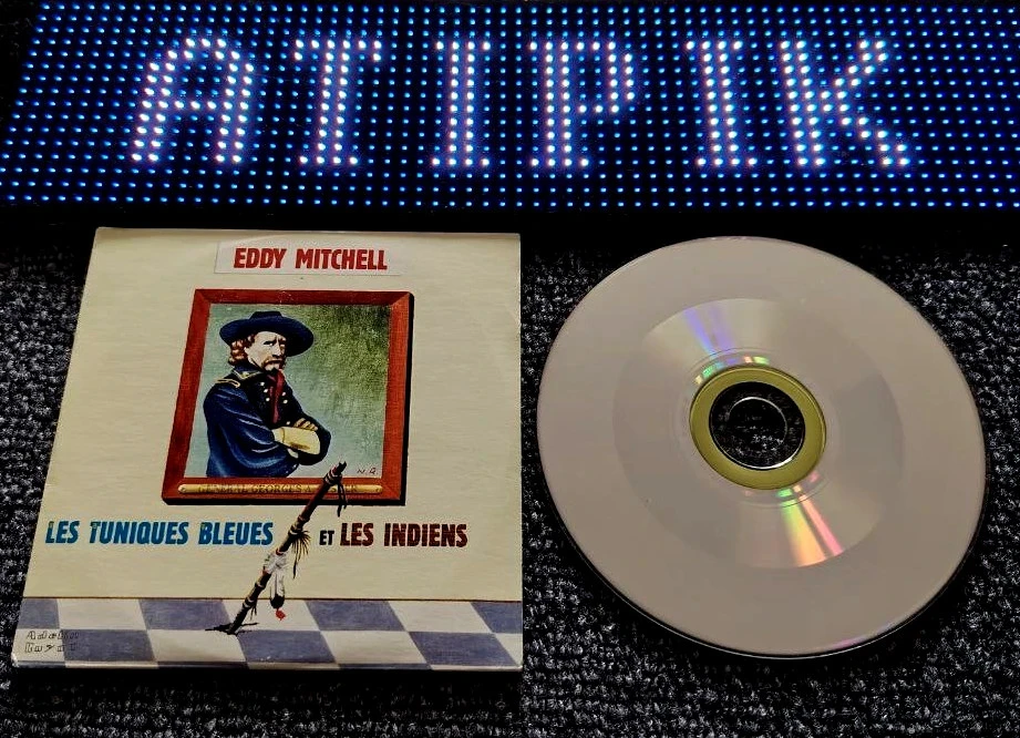 🎟 Rarity: Eddy Mitchell 'Les Tuniques Bleues' 28 years! Out of Commerce Promo CD! – photo 4